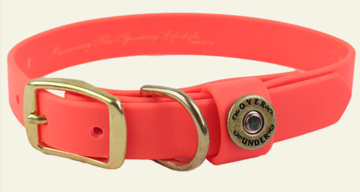 Over Under Dog Collar Water Blaze Orange