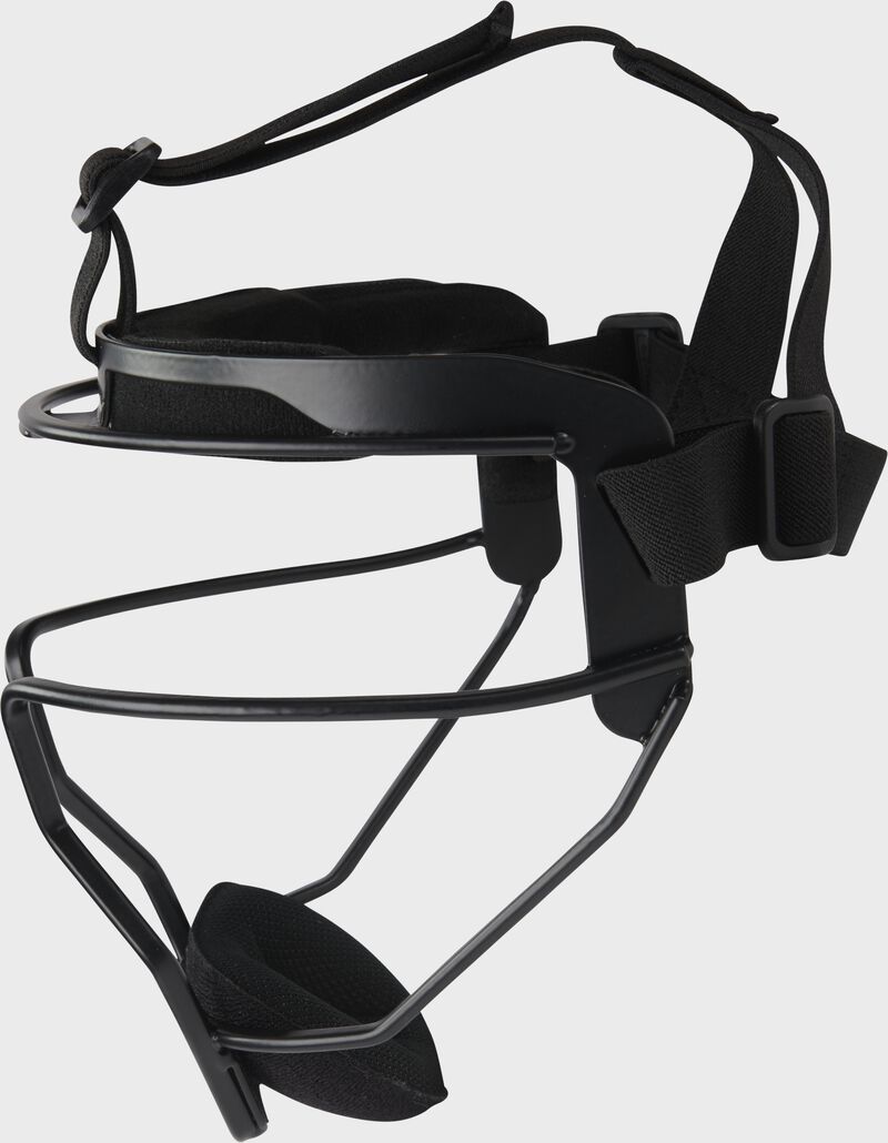 Rawlings Hi-Viz Softball Fielder's Youth Mask- Black