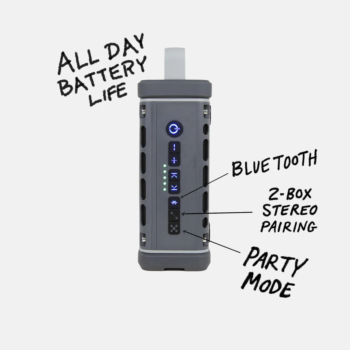 Turtlebox Ranger Speaker- Gray