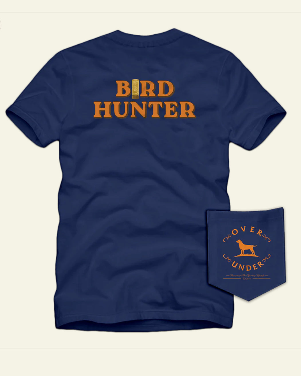 Over Under S/S Bird Hunter Tee Navy