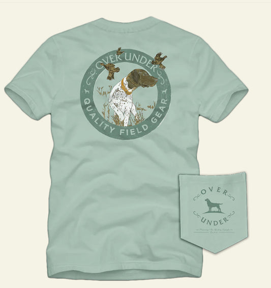 Over Under Youth Short Sleeve Pointer Hunting Quail Tee