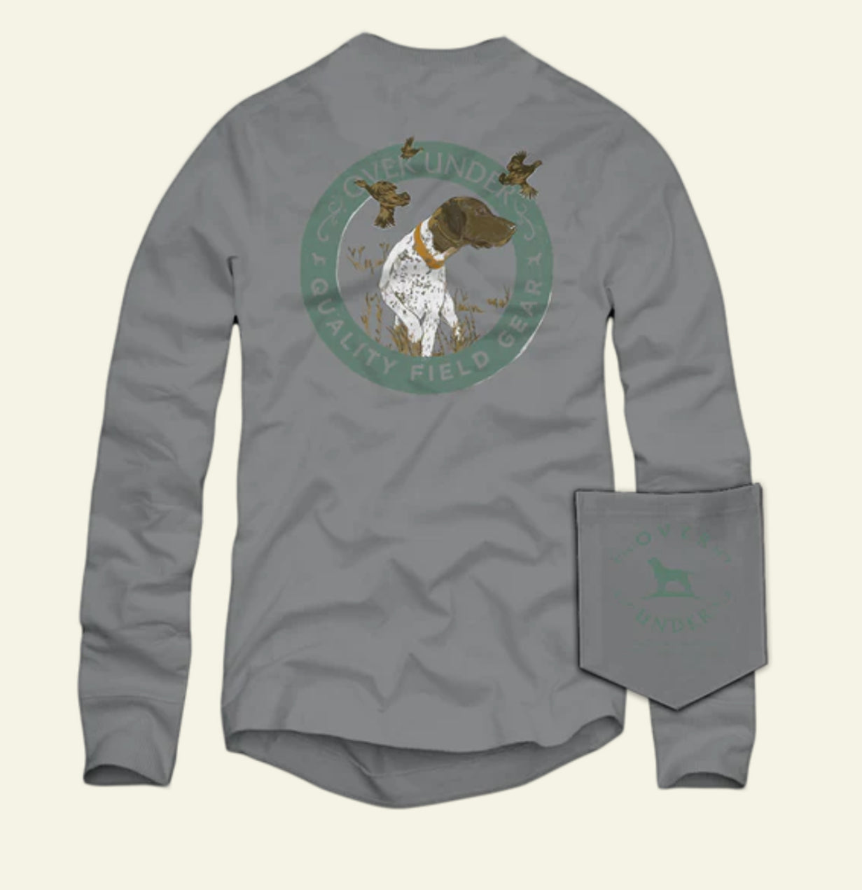 Over Under Youth Long Sleeve Pointer Hunting Tee