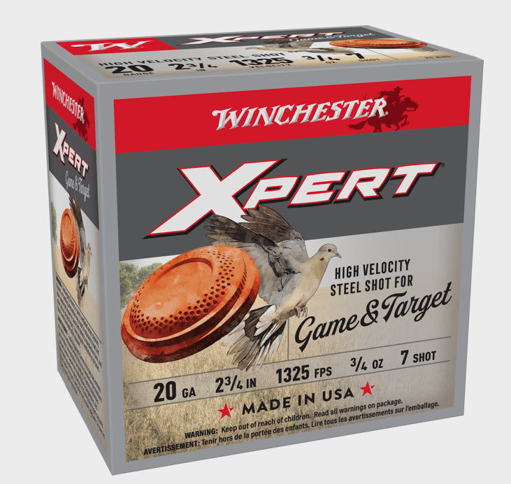 Winchester X-Pert Steel Shot 20g 2-3/4” #7 WE20GT7