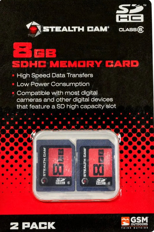 Stealth STC-2SD8GB 8GB Memory Card 2-pack