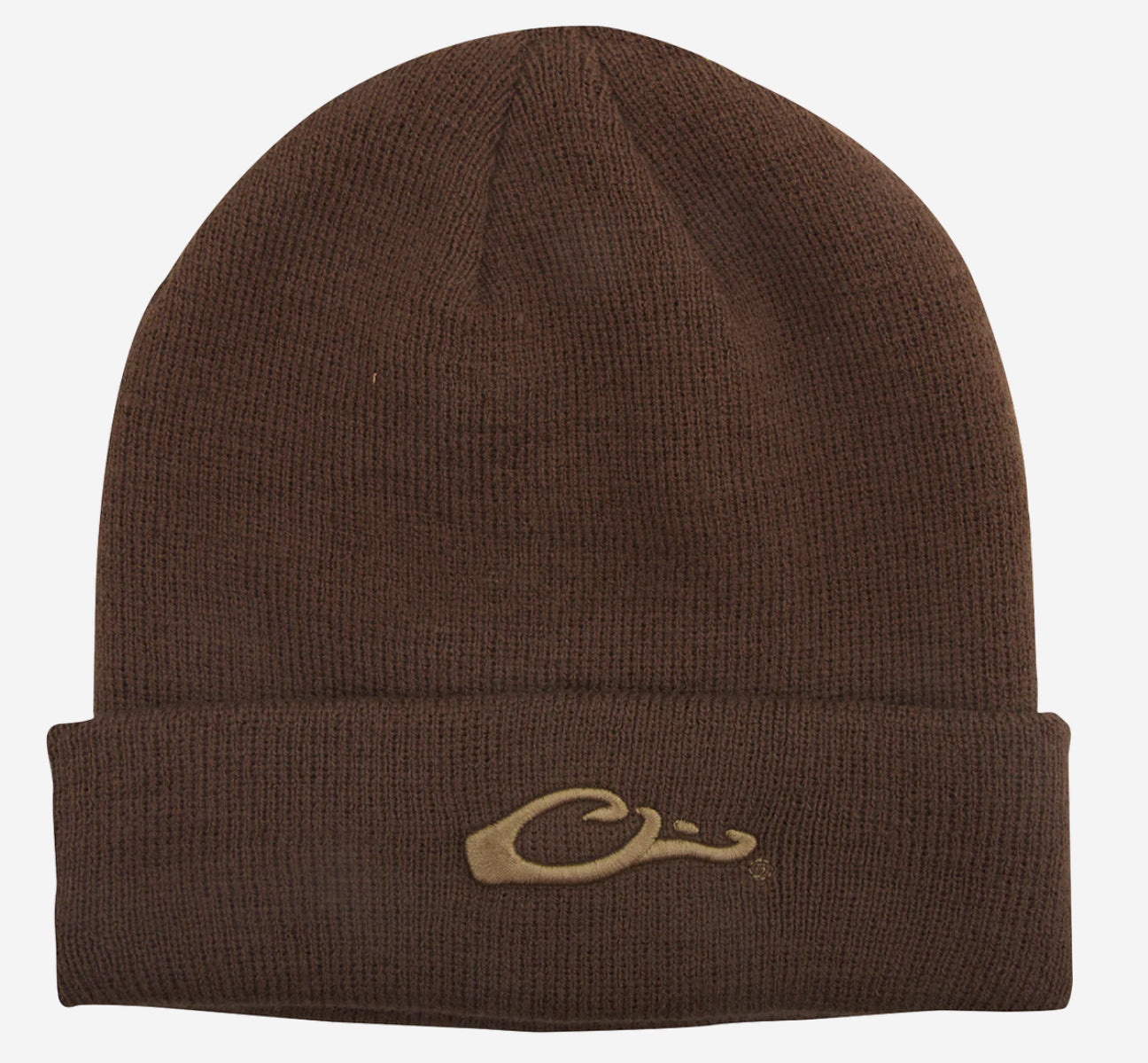 Drake Rib Knit Stocking Cap Brown