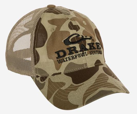 Drake Mesh Back Cap Old School Timber