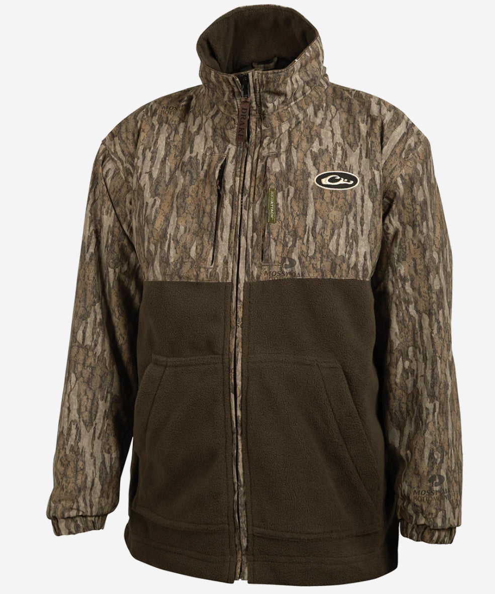 Drake Youth Full Zip Eqwader Bottomland DW3040