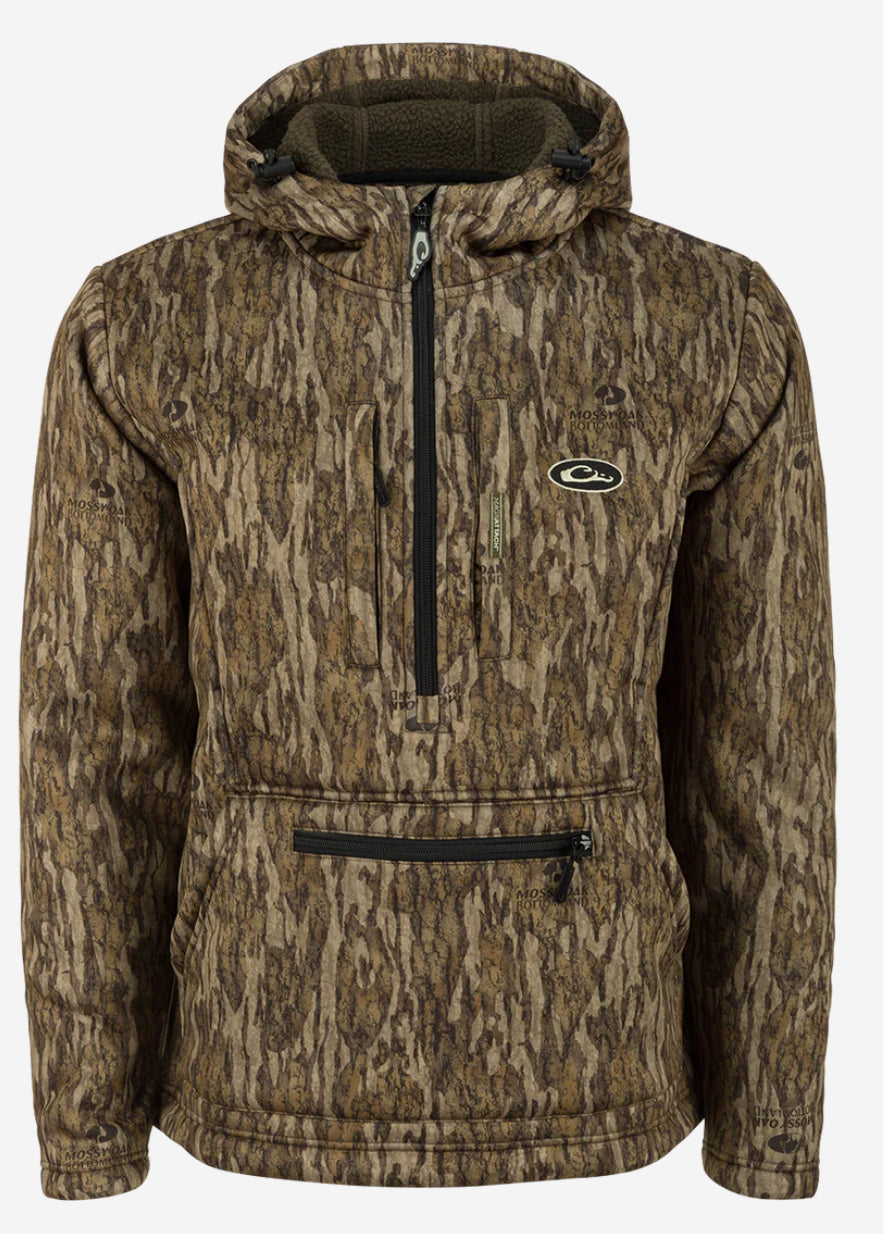 Drake Ultimate Wader QTR Zip Hoodie Bottomland