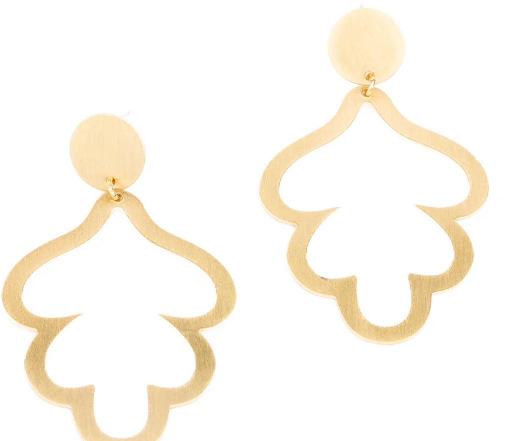 Michelle McDowell Janel Earrings Gold