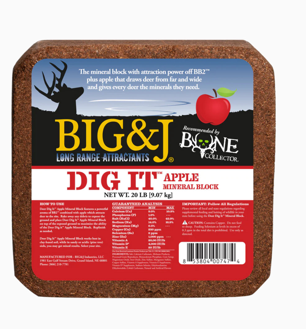 Big&J Dig It Apple Mineral Block