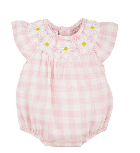 Mudpie Smocked Daisy Bubble