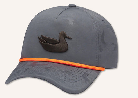 Southern Marsh Youth Sabine Rope Hat Duck Camo Dark Gray