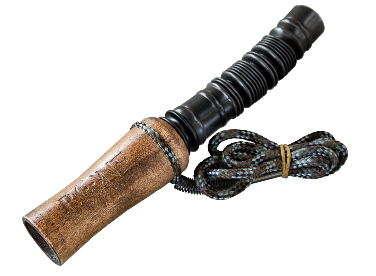 Bone Collector Ol’ Faithful Grunt Call Walnut Barrel With Flex Tube