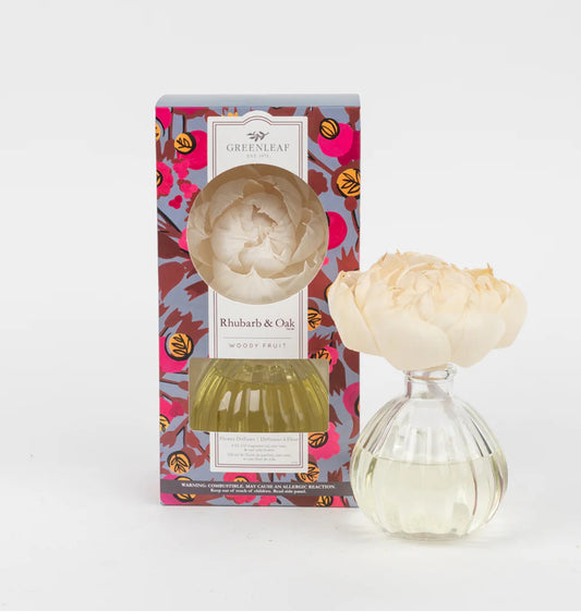 Greenleaf  Flower Diffuser  Rhubarb & Oak Woody Fruit