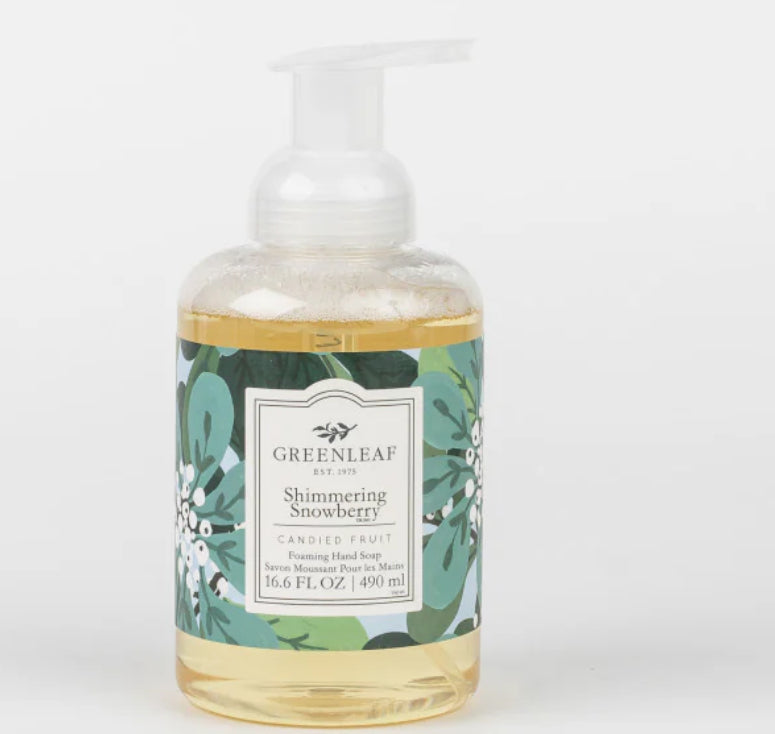 Greenleaf Foam Soap Shimmering Snowberry