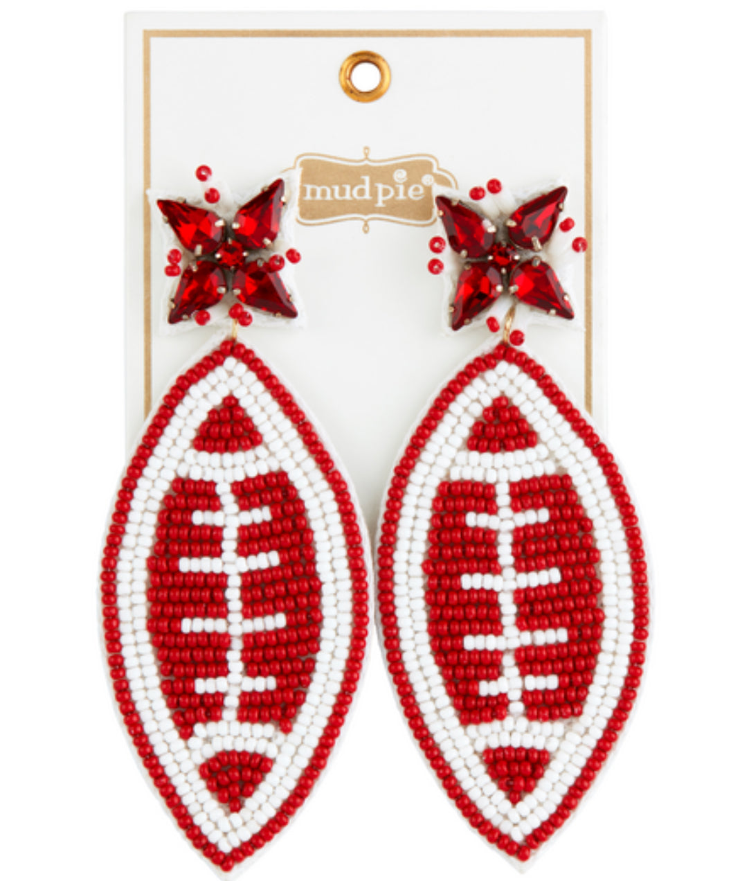 Mudpie Gameday Beaded Earrings BG-FB