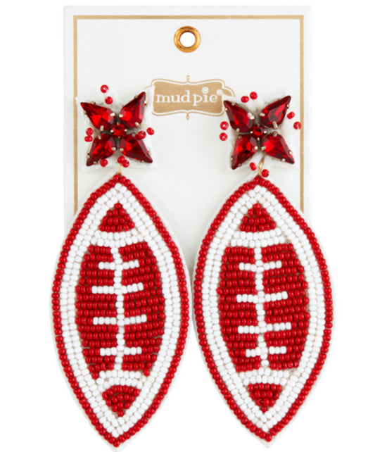 Mudpie Gameday Beaded Earrings BG-FB