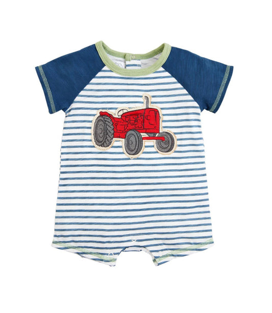 Mudpie Printed Tractor Shortall