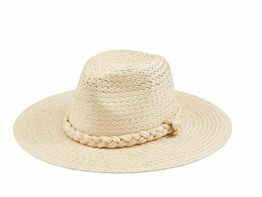 Mudpie Braided Straw Fedora NT