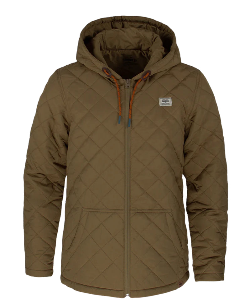 Banded Mountainside Full Zip Jacket  Bark B1230018