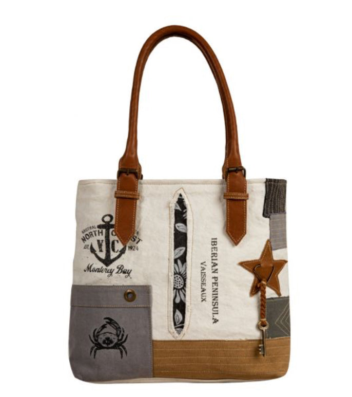 Myra Handbag Expedition Patch Tote Bag S-7916