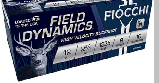 Fiocchi Field Dynamics 12HV9P HV 12 2.75 9PEL 00BK