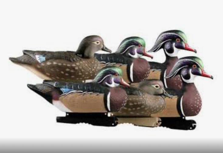 GHG Life-Size  Pro-Grade Wood Ducks 6PK