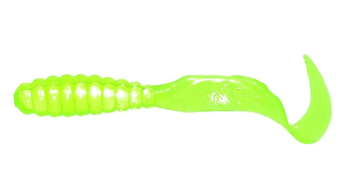 Mister Twister TTSF20-10S 2” Teenie Tail Chartreuse