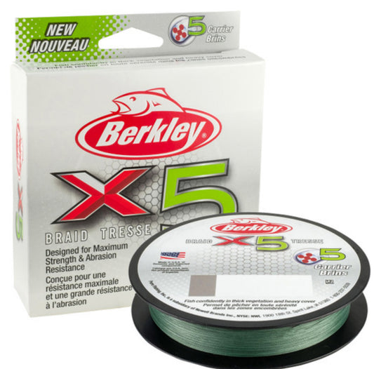 BERKLEY 165YD 15 LB X5 Braid X5BFS15-22