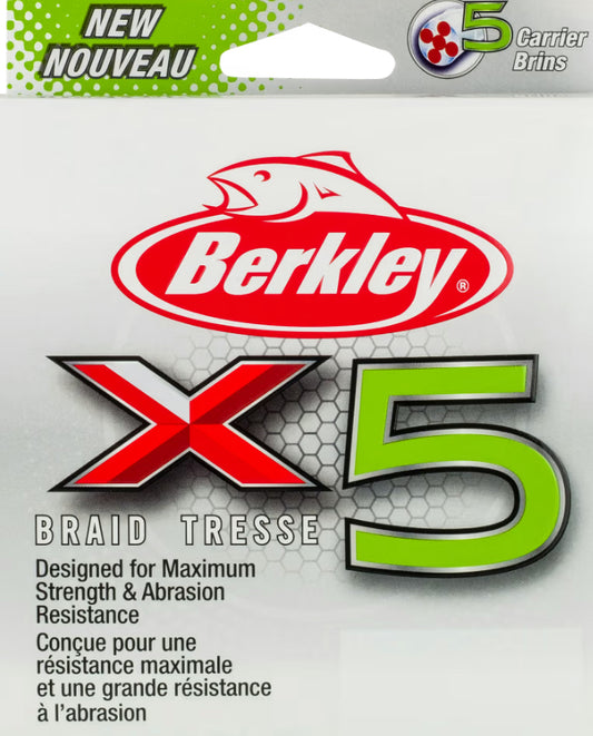 Berkley X5BFS65-22 X5 Braid Line 65lb