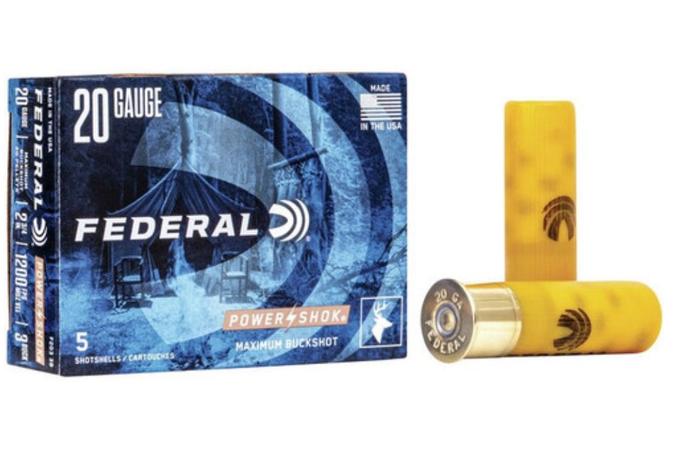 Federal 20g 2 3/4” 3Buck F2033B