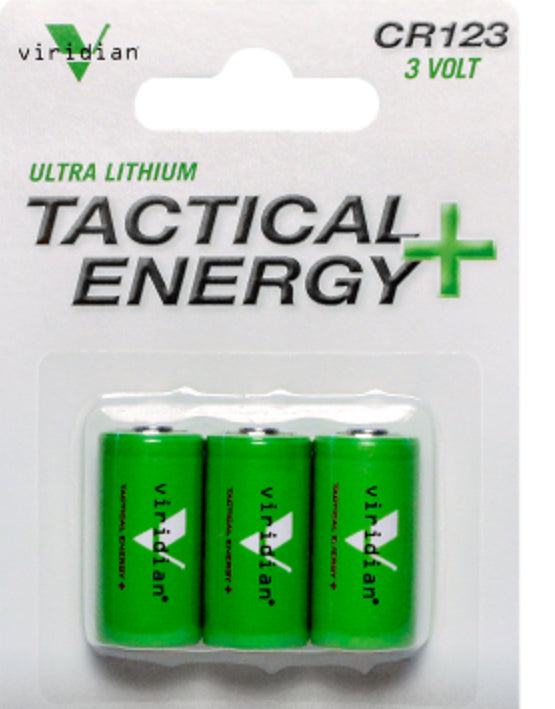 Viridian Lithium CR123 Battery