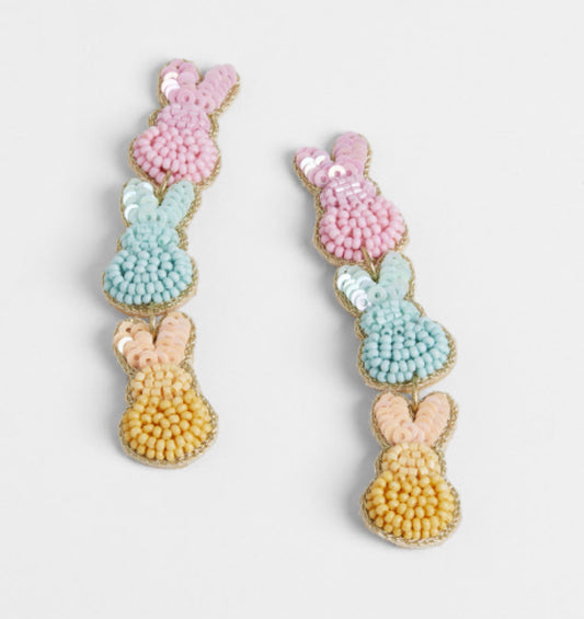 Coco+Carmen Bunny Hop Earrings Multi Pastel