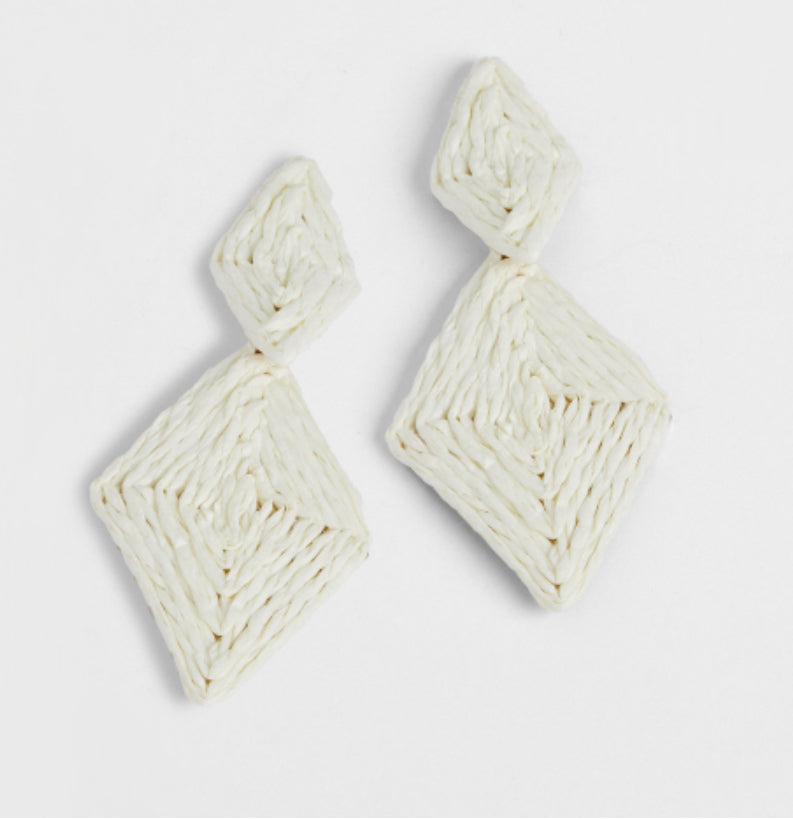 Coco + Carmen Linden Earrings Beige