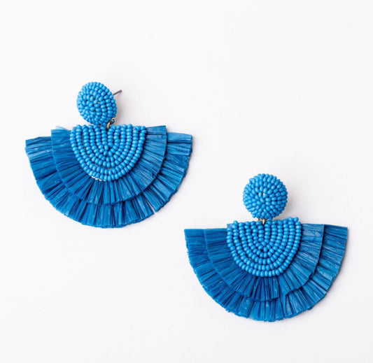 Michelle McDowell Corolla Blue Earrings