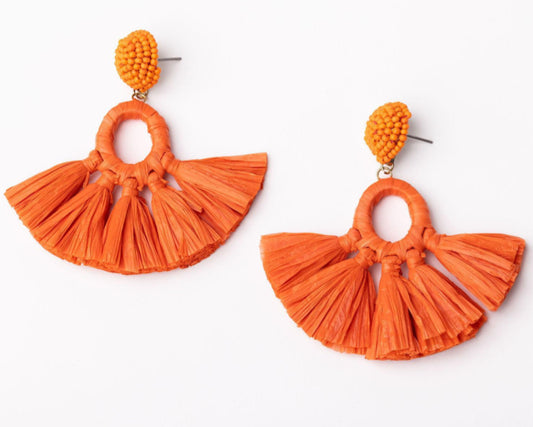 Michelle McDowell Alexa Orange Earrings