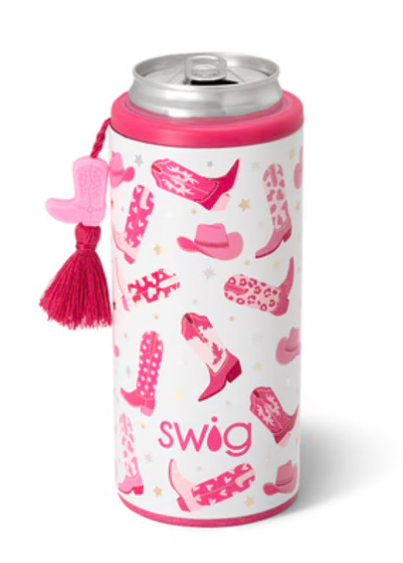 Swig Lets Go Girls Skinny Can Cooler 12OZ