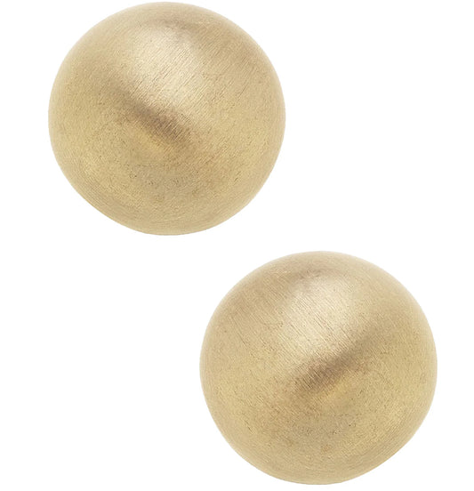 Canvas HAiley Stud Earrings in Satin Gold 24312E-GD