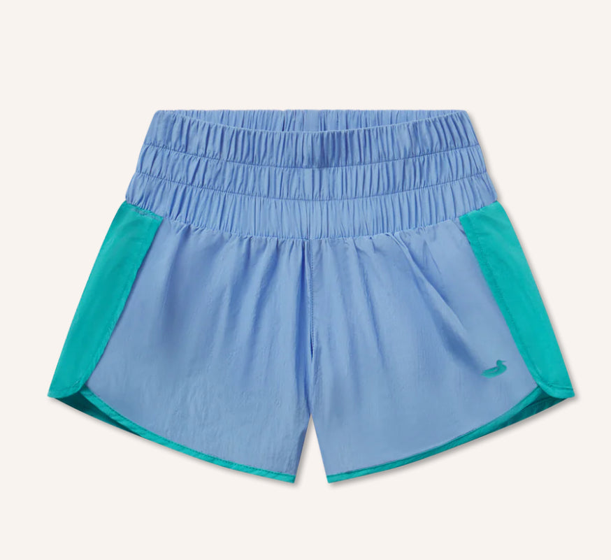 Southern Marsh Lele Performance Short Teal & Lilac