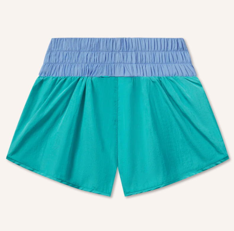 Southern Marsh Lele Performance Short Teal & Lilac