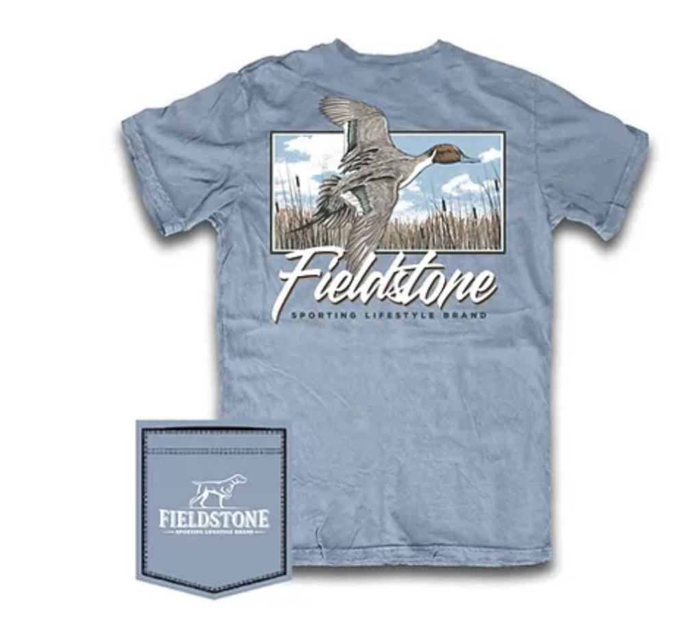 Fieldstone Pintail Duck S/S Tee Saltwater  510