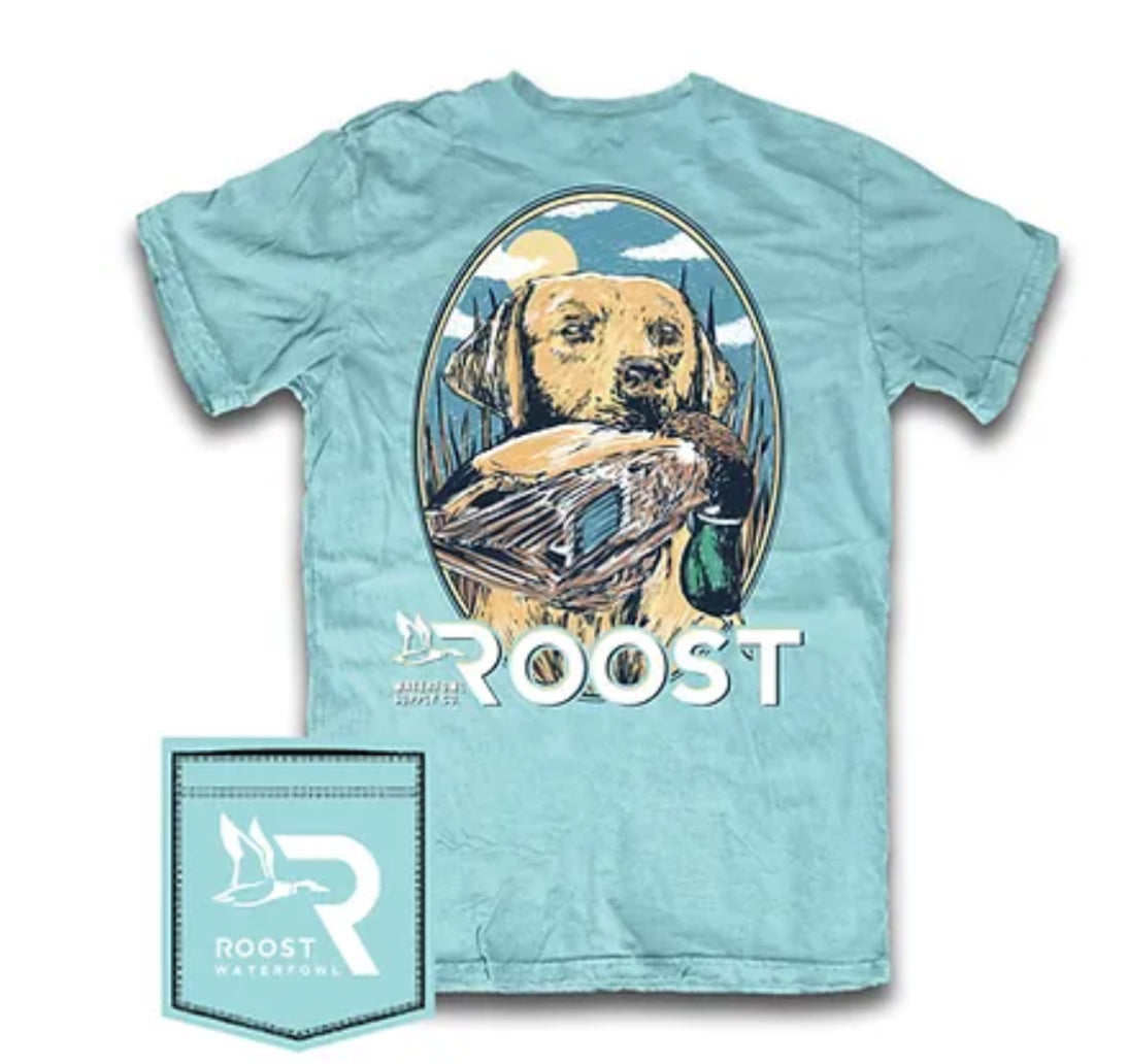 Roost Lab Mallard S/S Tee RW142 Chalky Mint