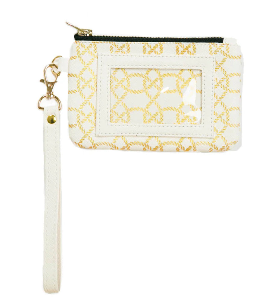 Top It Off ID Wristlet Gold Circle Link