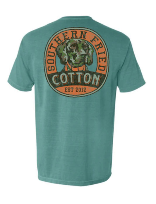 Southern Fried Cotton S/S Tee Cleo Label Seafoam SFM12021