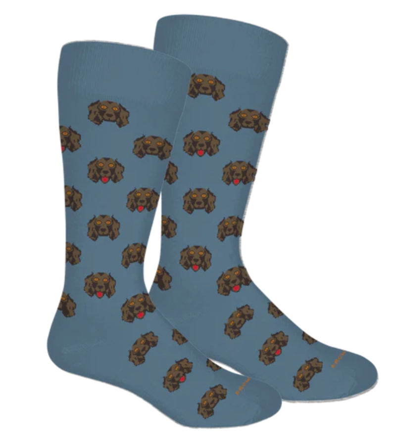 Brown Dog Socks Boykin Tot Bluestone