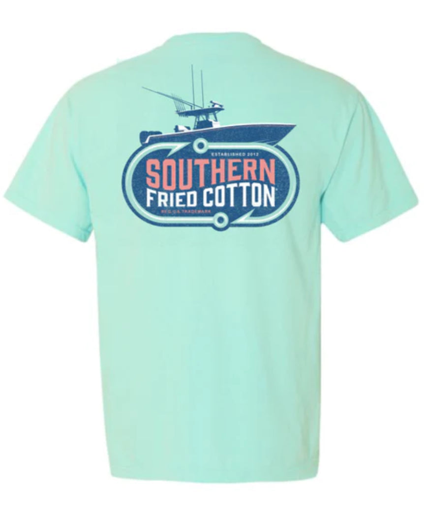 Southern Fried Cotton S/S Tee  Off Shore Island Reef SFM12013