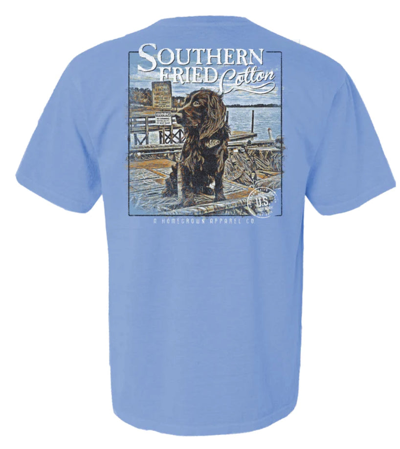 Southern Fried Cotton S/S Tee Hank Washed Denim SFM11994