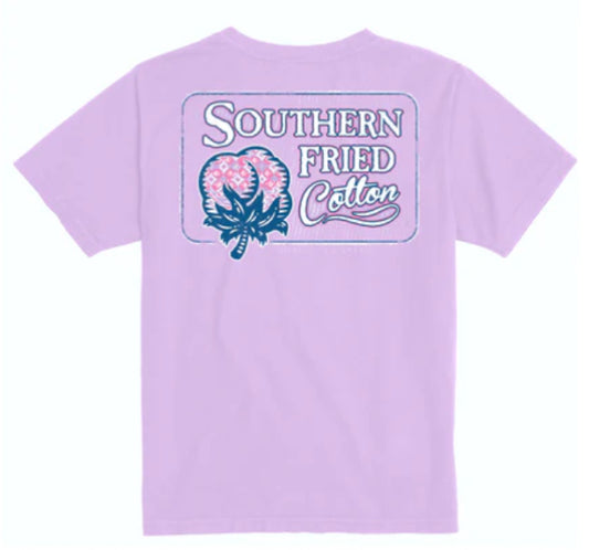 Southern Fried Cotton  S/S Tee  Cute Cotton Future Lavender SFY02015