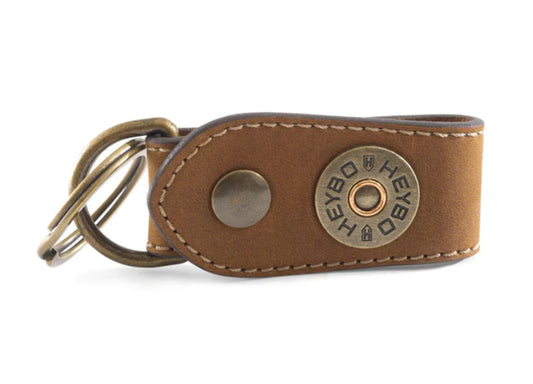 Heybo Leather Key FOB Brown