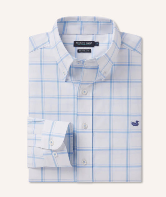 Southern Marsh Palmer Performance Dress Shirt  CPLM